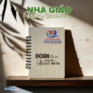Quà tặng ngày 20-11 - quà tặng sổ tay in tên và logo