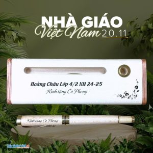 Quà tặng ngày 20-11 - quà tặng bút ký in tên và logo
