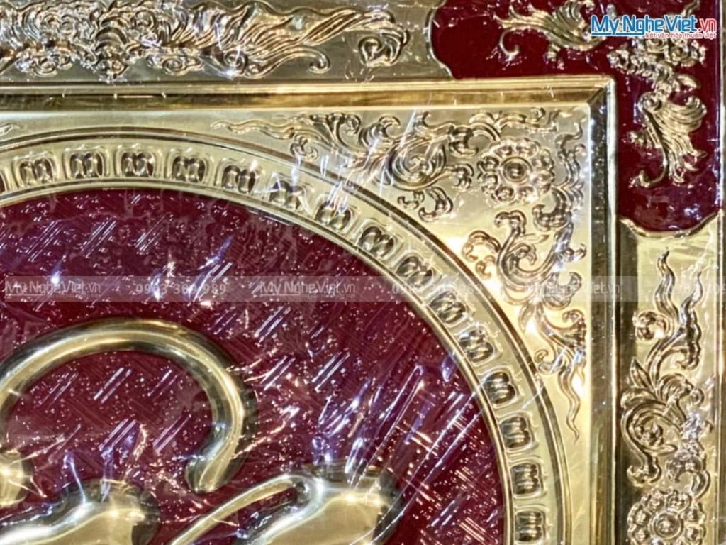 Tranh Đồng Chữ Thư Pháp - Chữ Lộc