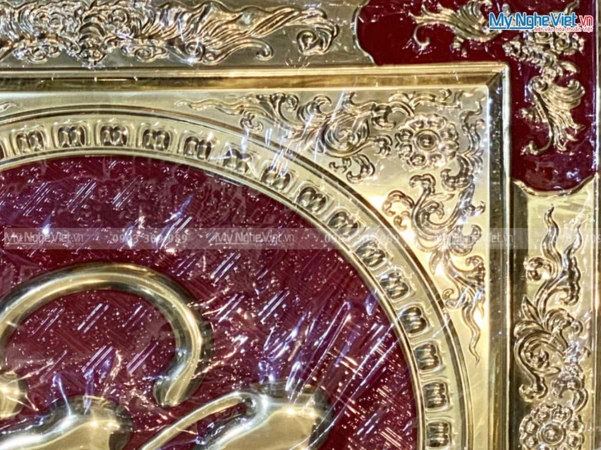 Tranh Đồng Chữ Thư Pháp - Chữ Lộc