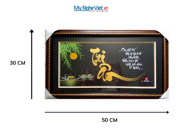 Tranh Thư Pháp Chữ Tri ân