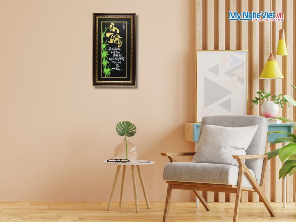 Tranh Thư Pháp chữ Ơn thầy