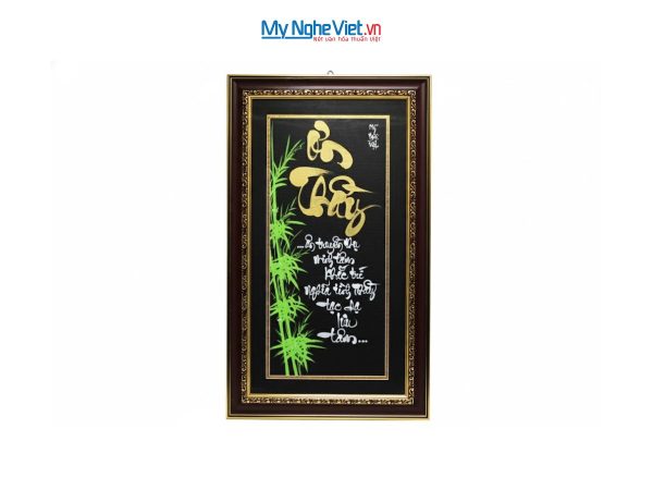 Tranh Thư Pháp chữ Ơn thầy