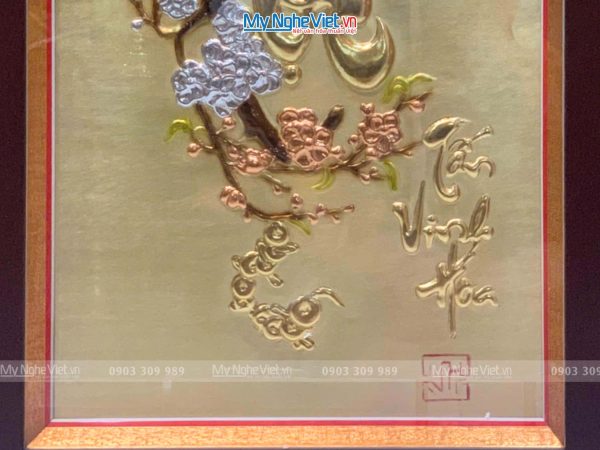 Tranh Đồng Chữ Lộc