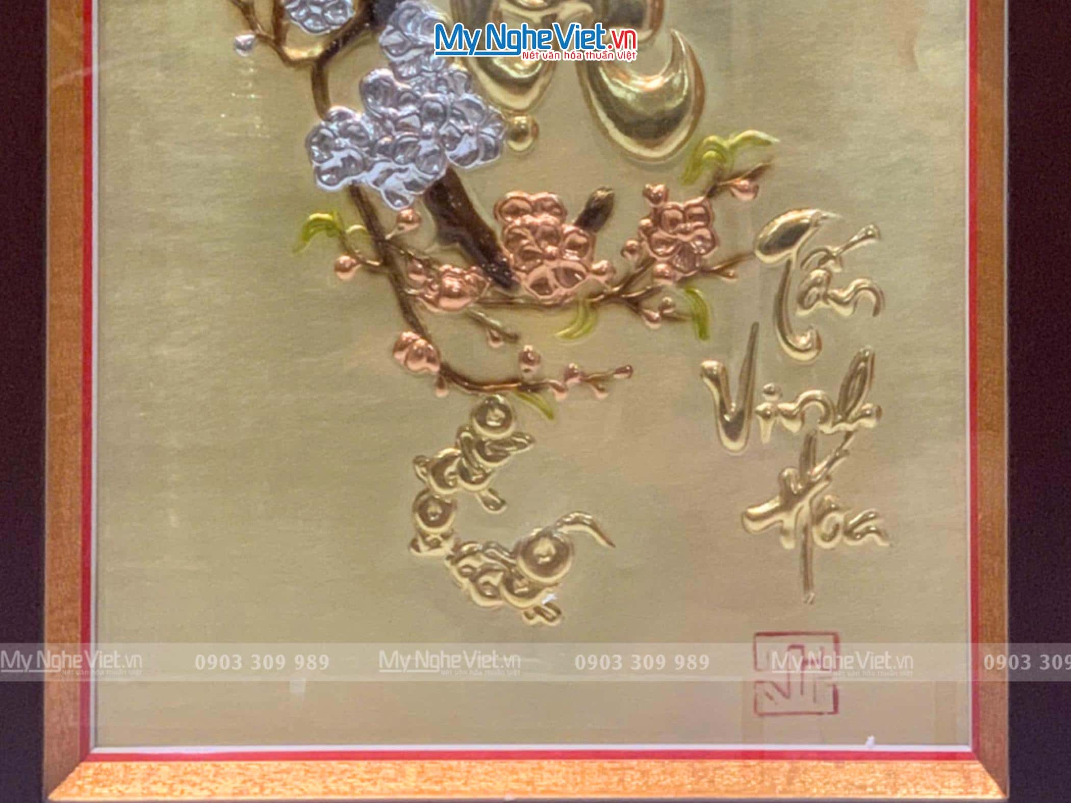 Tranh Đồng Chữ Lộc