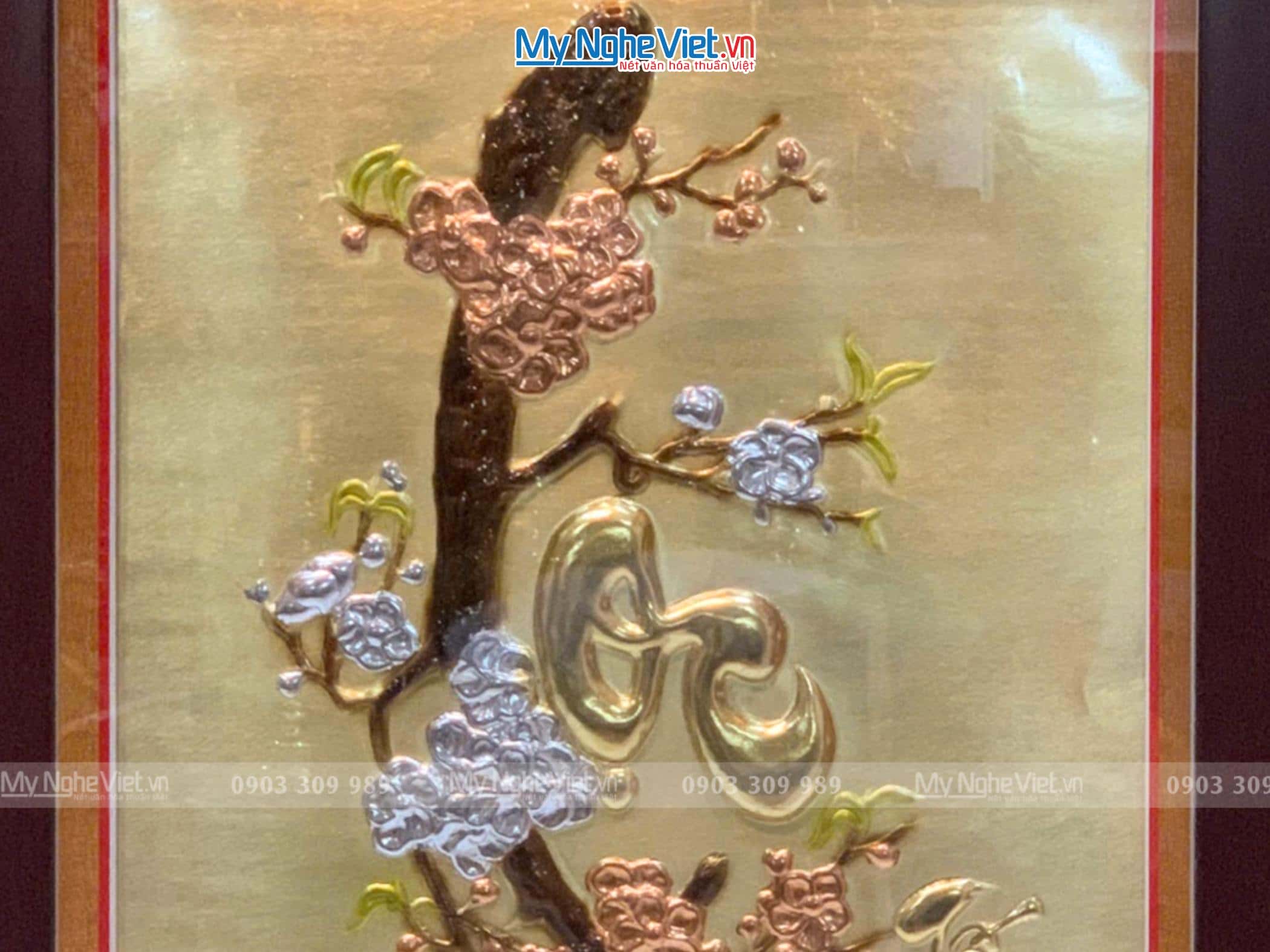 Tranh Đồng Chữ Lộc