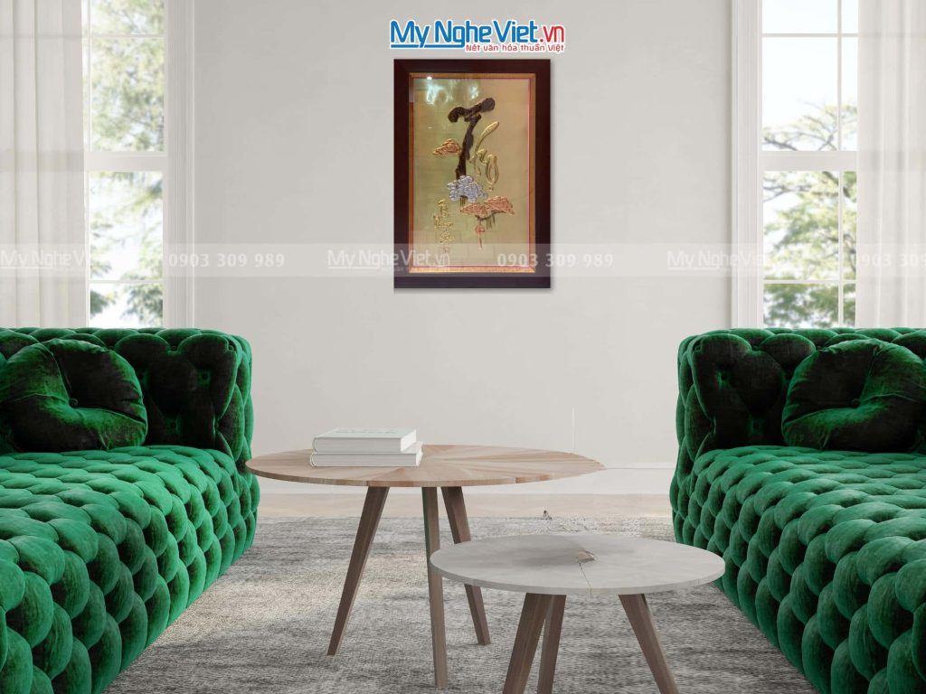 Tranh Đồng Chữ Thọ