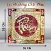 Tranh đồng chữ Thư pháp - Chữ Phúc