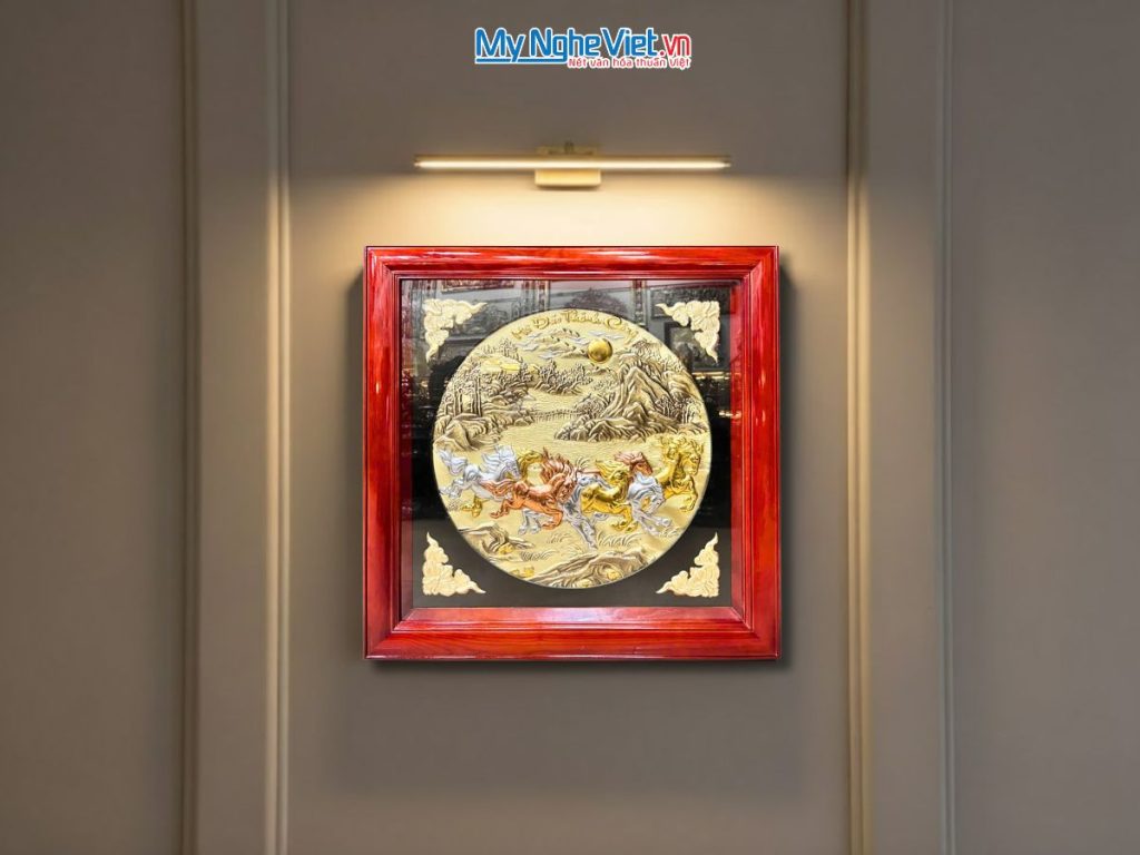 Tranh đồng Mã Đáo Thành Công Đồng Hun Giả Cổ