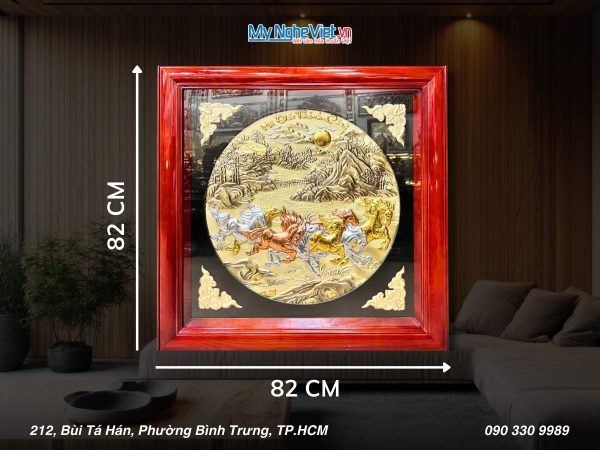 Tranh đồng Mã Đáo Thành Công Đồng Hun Giả Cổ DD8282/3