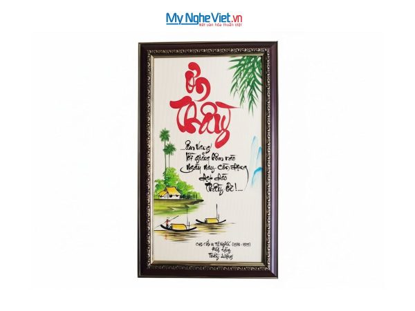 Tranh chữ thư pháp Ơn Thầy