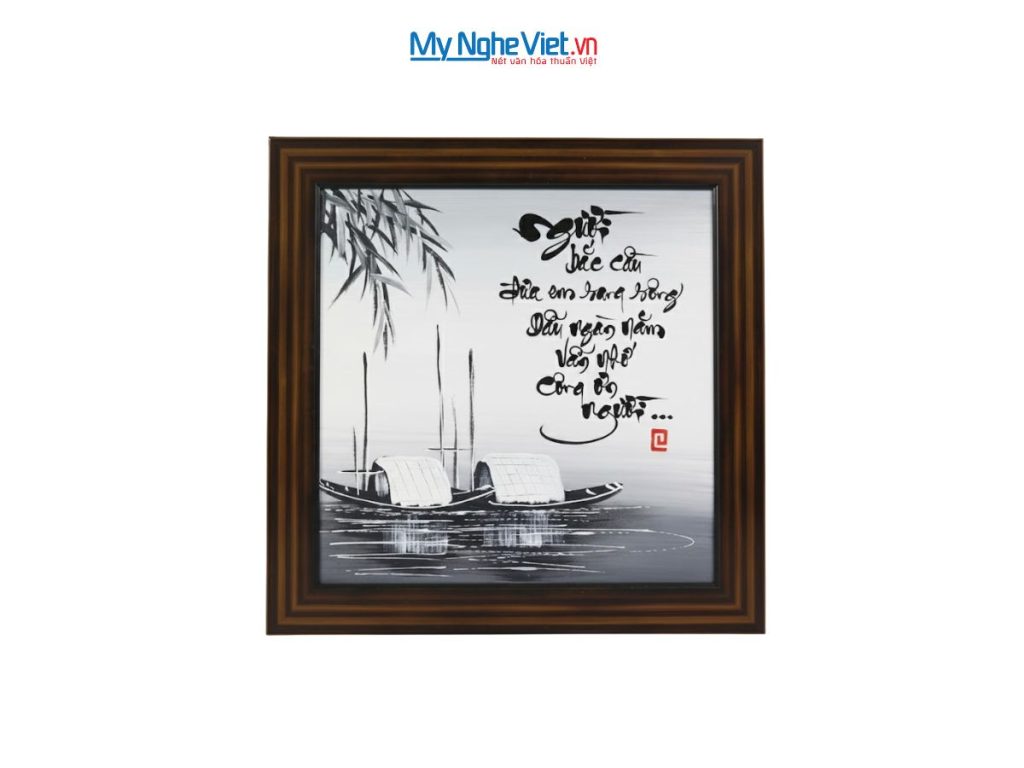 Tranh thư pháp tri ân thầy cô giáo