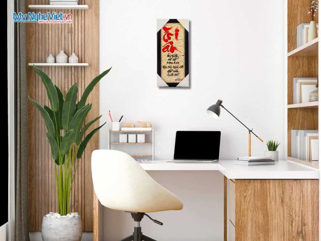 Tranh Thư Pháp chữ Tri Ân