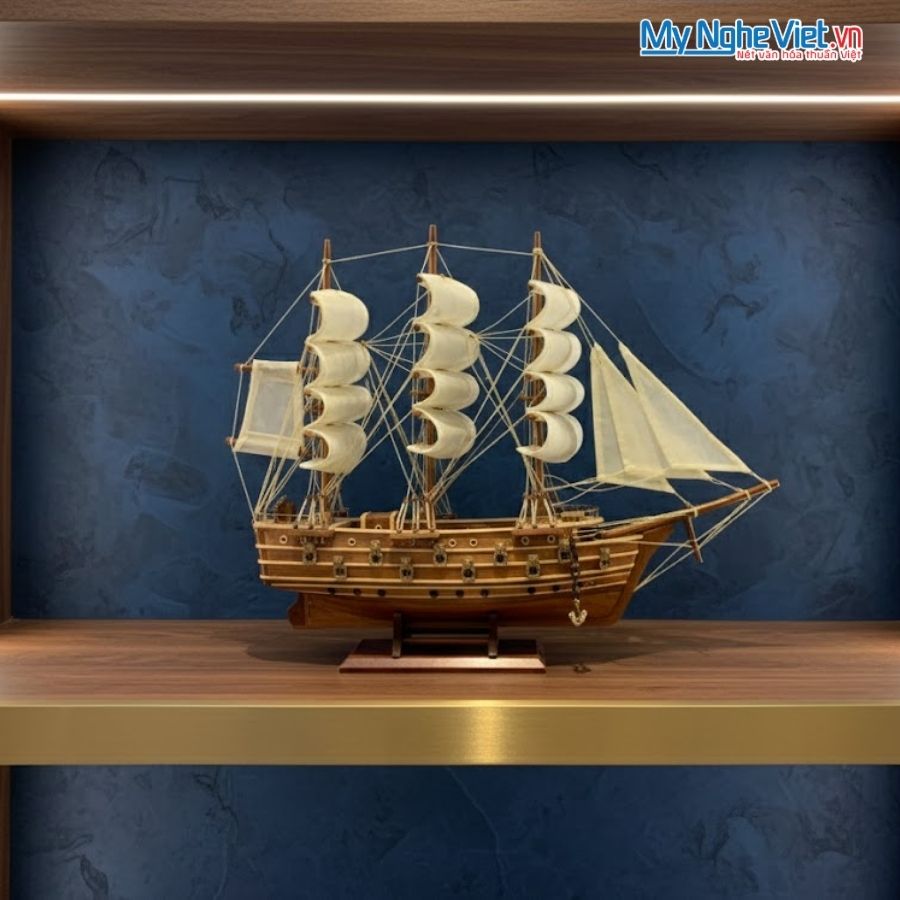 Mô hình tàu chiến mạnh mẽ