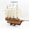 Mô hình thuyền buồm Jylland bằng gỗ buồm trắng