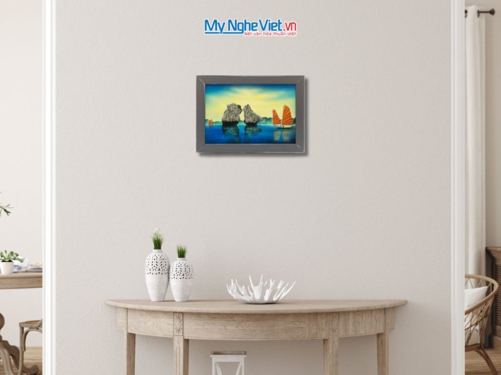 Tranh Sơn Mài Phong Cảnh Vịnh Hạ Long