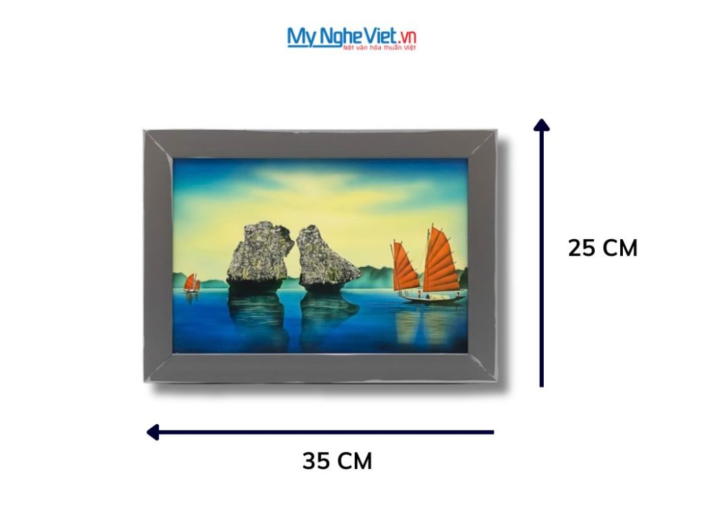 Tranh Sơn Mài Phong Cảnh Vịnh Hạ Long