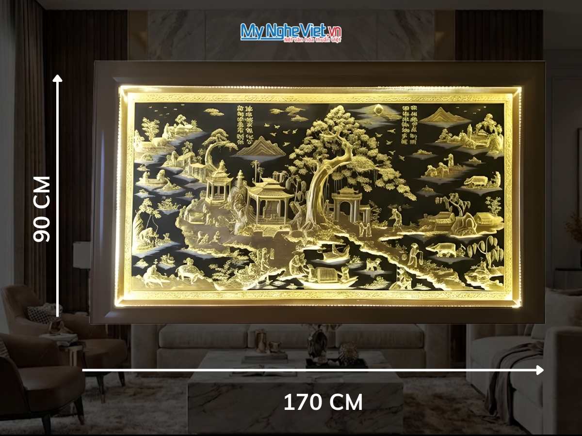 Tranh Cội Nguồn Nền Đen (HĐ)