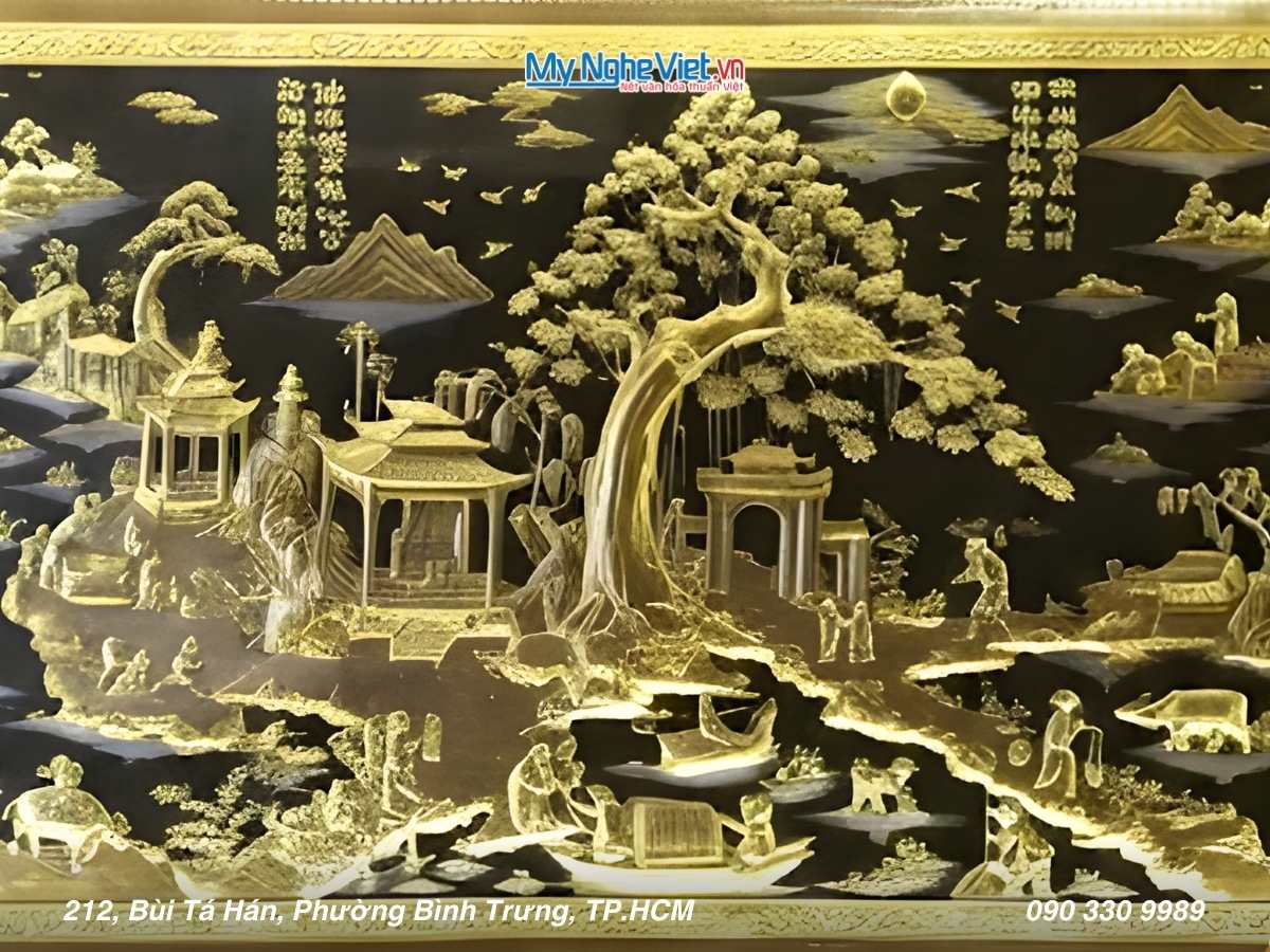 Tranh Cội Nguồn Nền Đen (HĐ) - Ảnh 3