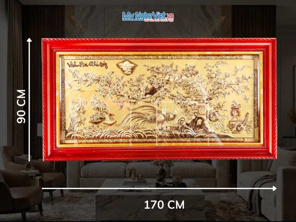 Tranh đồng Vinh Hoa Phú Quý (HĐ)