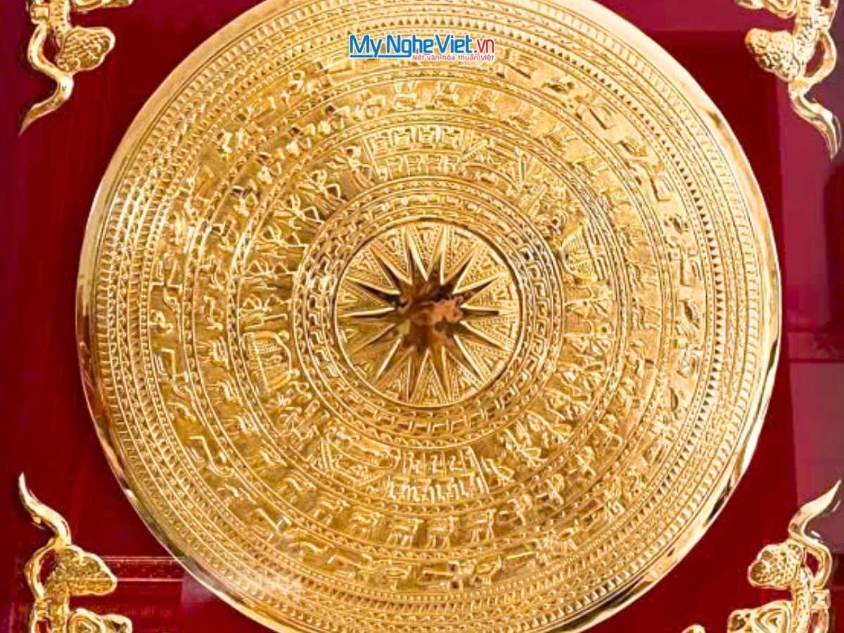 Tranh Đồng Hoạ Tiết bản đồ 68x68 - Ảnh 3