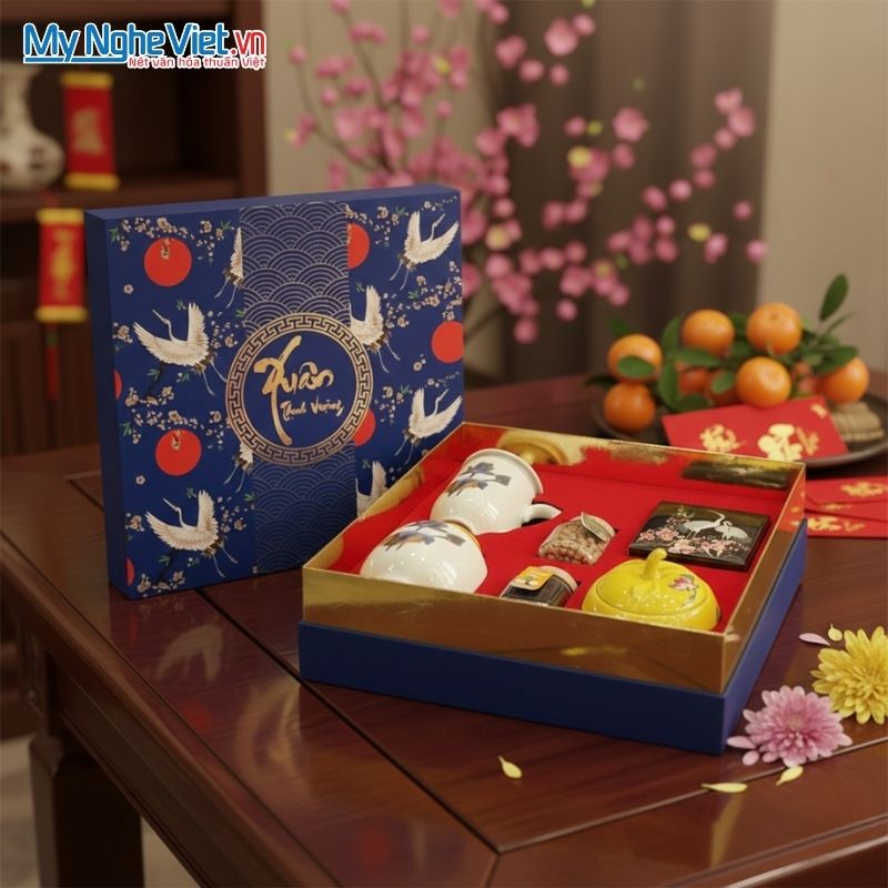 Bộ Quà Tặng Tết Hương Sen Phúc Quý