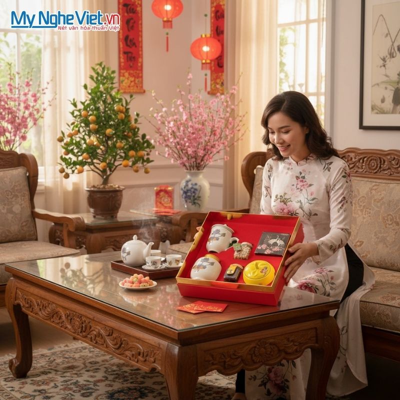 Bộ Quà Tặng Tết Hương Sen Phúc Quý