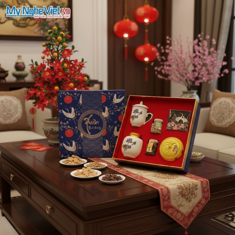 Bộ Quà Tặng Tết Hương Sen Phúc Quý