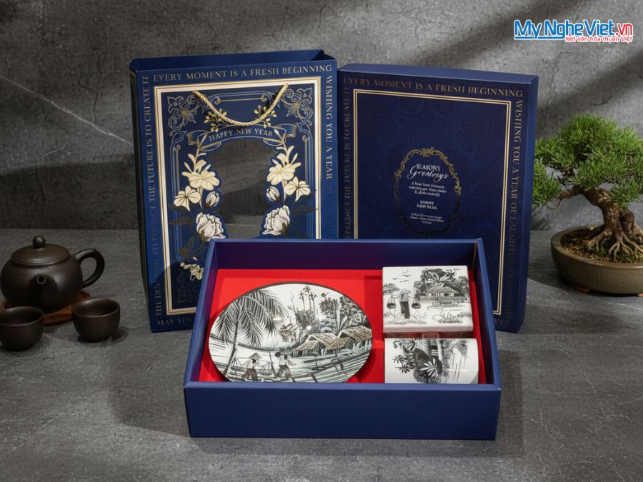 Bộ Quà Tặng Tết Liên Hoa Phú Quý