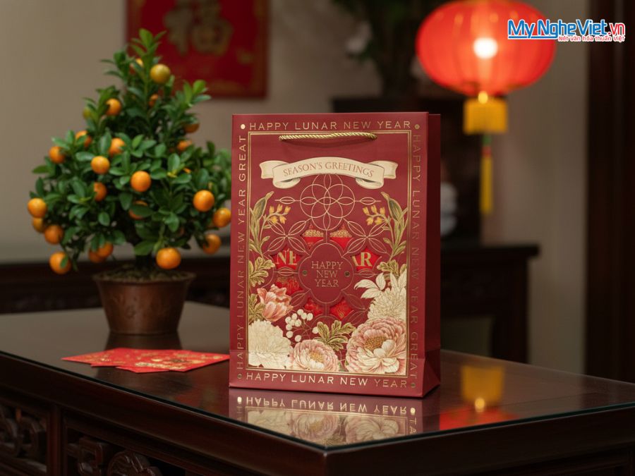 Hộp quà tặng Tết