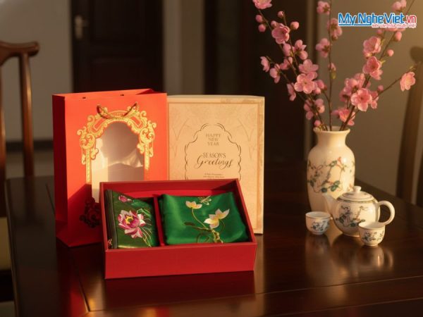 Bộ Quà Tặng Tết Hương Sen Bản Sắc