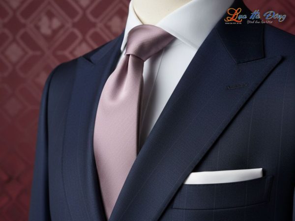 Cà vạt lụa tơ tằm màu hồng