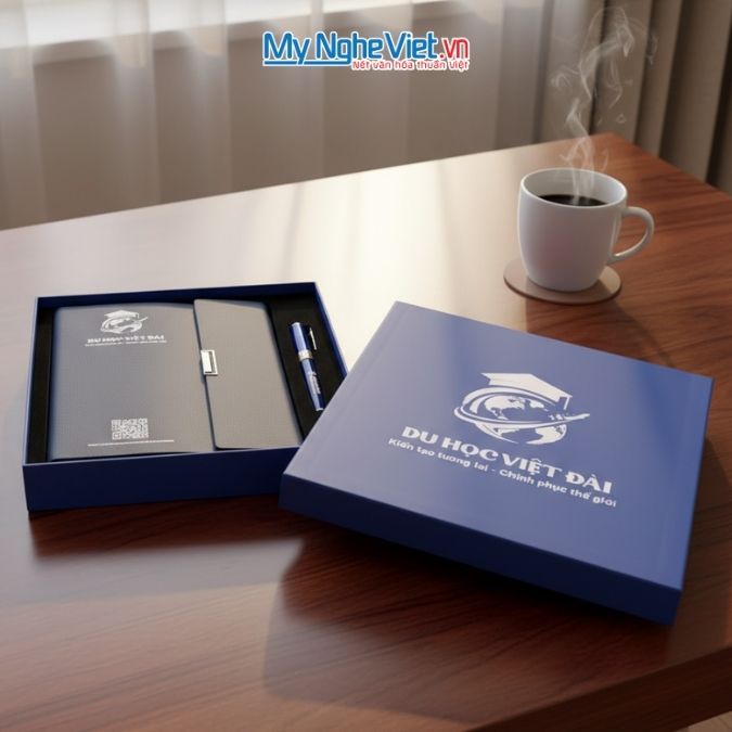 Combo Sổ bút in logo - Quà tặng cổ đông 2026