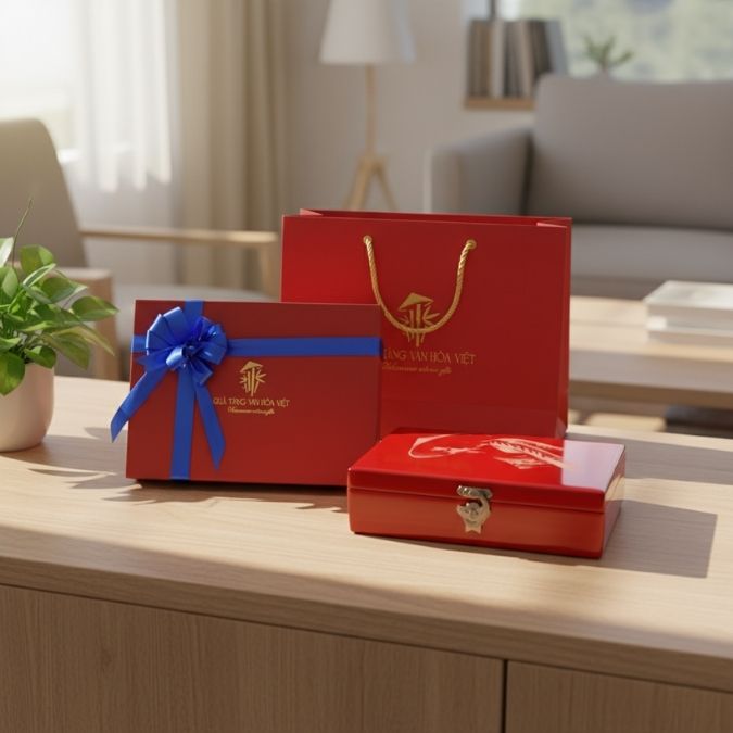 Hộp trang sức sơn mài - Quà 8 tháng 3 doanh nghiệp