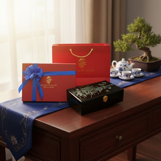 Hộp trang sức sơn mài - Quà 8 tháng 3 doanh nghiệp