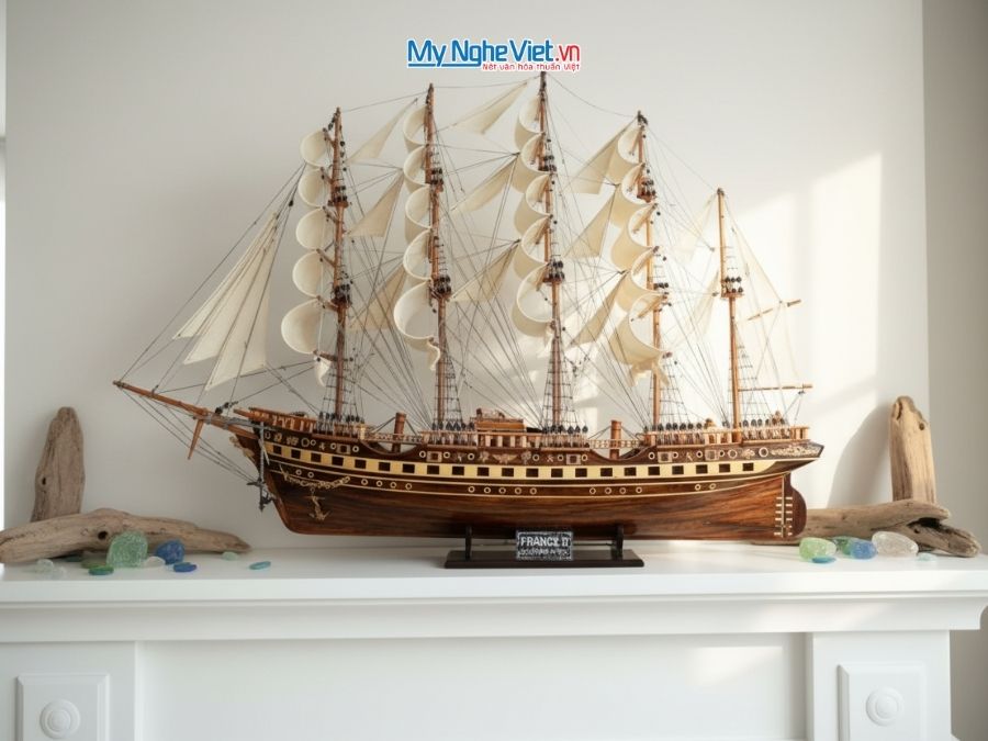 Mô hình thuyền trang trí 2026