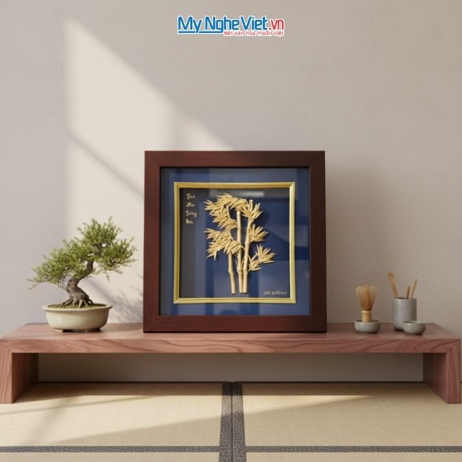 Tranh đồng mạ vàng 24k - Quà tặng cổ đông 2026