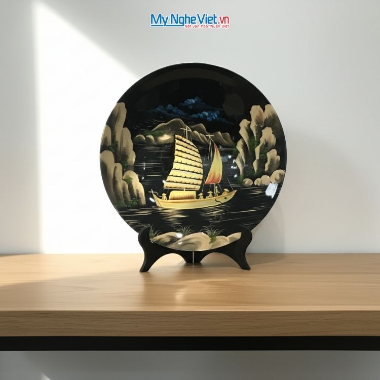 Tranh sơn mài để bàn - Quà tặng đại hội 2026