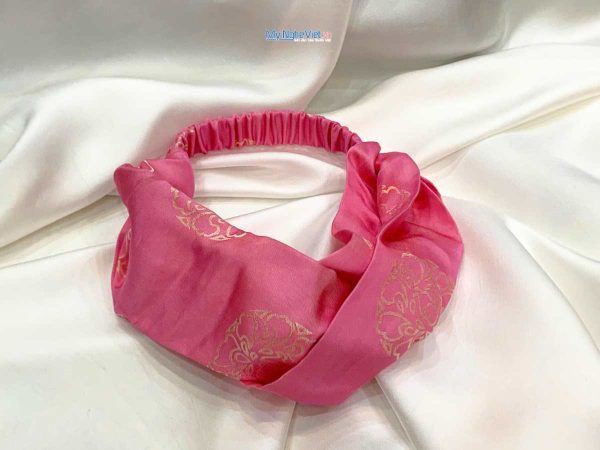 Băng đô cài tóc lụa Hà Đông nhiều mẫu