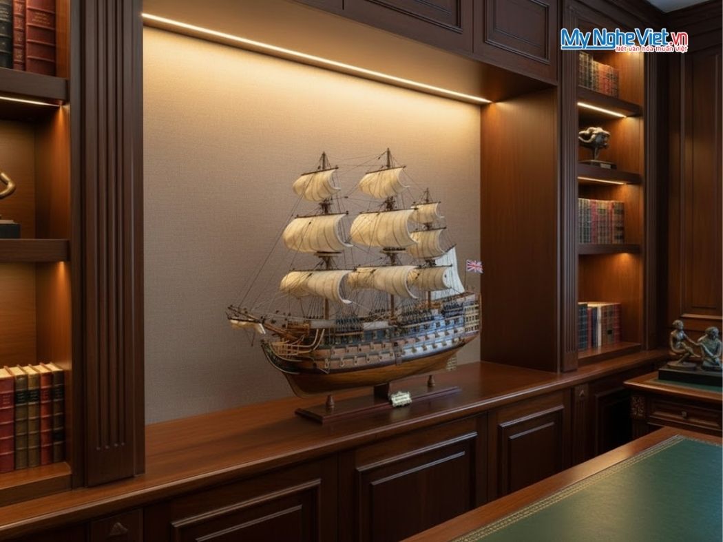 Mô hình thuyền chiến HMS Victory quà mừng tân gia ý nghĩa