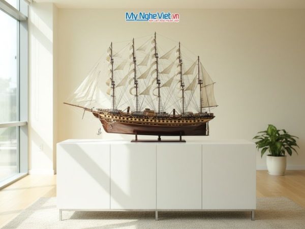 Mô hình thuyền buồm phong thủy France 2