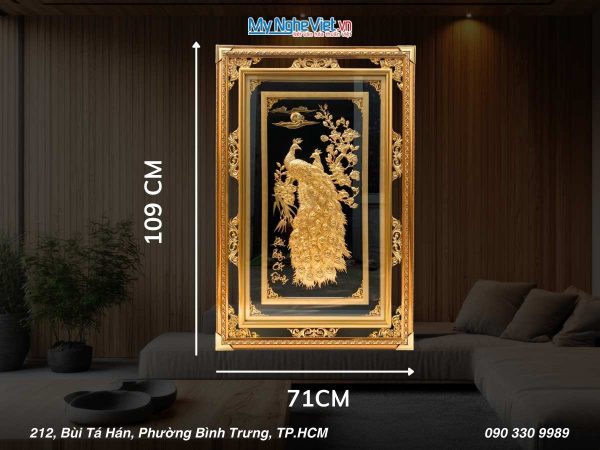 Tranh Phú Quý Cát Tường Nền Đen – Món Quà Kỷ Niệm Ngày Cưới Ý Nghĩa Và Sang Trọng