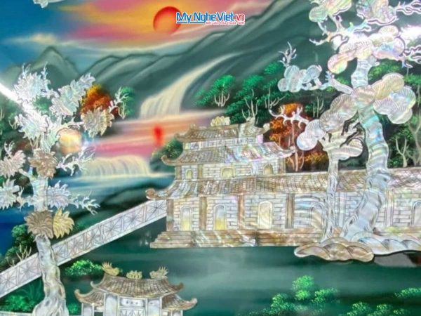 Nghệ thuật sơn mài cẩn vỏ trai vỏ xà cừ