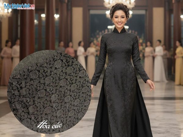 Vải lụa tơ tằm Hà Đông may áo dài