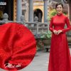Vải lụa tơ tằm Hà Đông may áo dài
