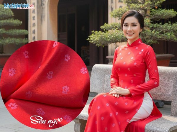 Vải lụa tơ tằm Hà Đông may áo dài