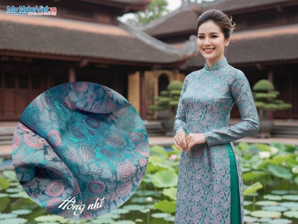 Vải lụa tơ tằm Hà Đông may áo dài