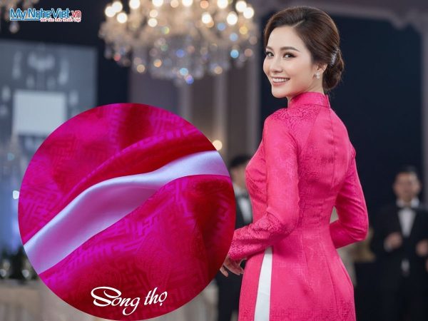 Vải lụa tơ tằm Hà Đông may áo dài