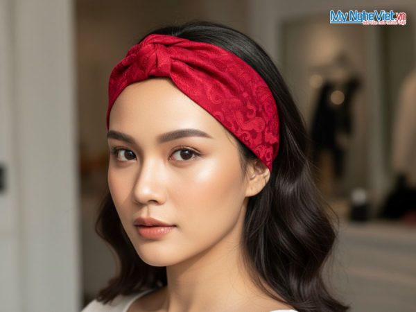 Bộ quà tặng băng đô lụa