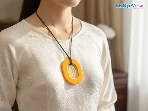 Bộ quà tặng mặt dây sơn